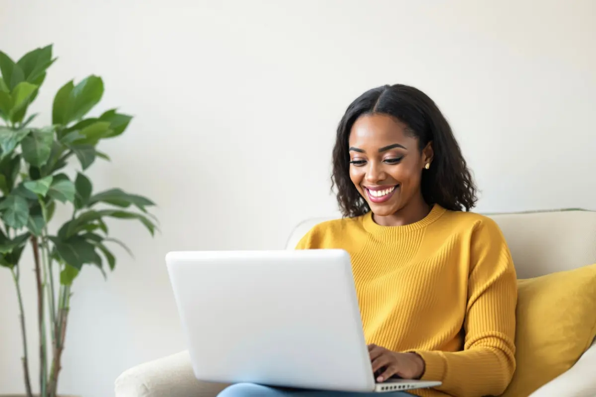 Home-based business owner working on laptop planning LLC formation with privacy protection strategies